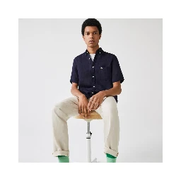 قمصان لاكوست زرقاء