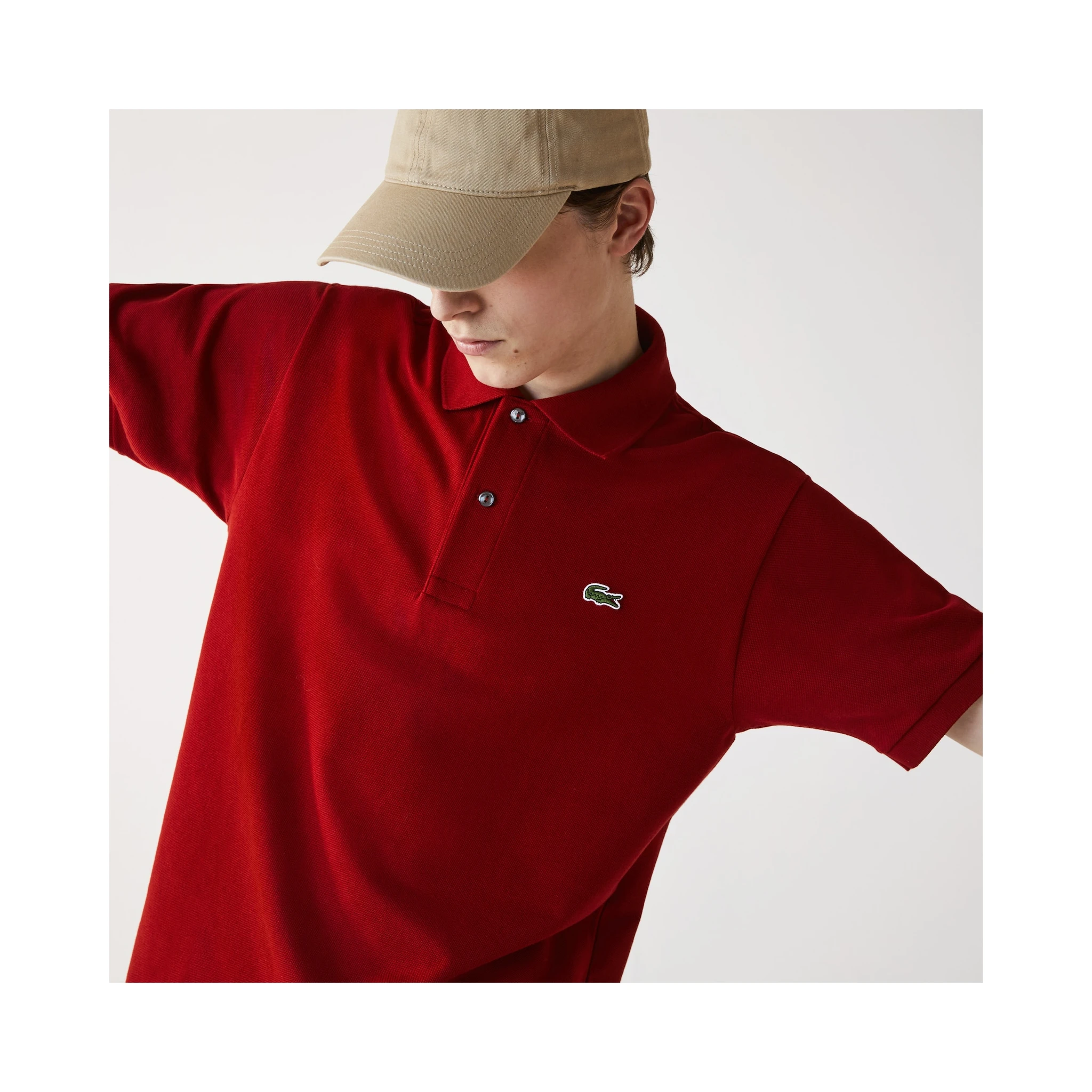 Lacoste T-shirts and Polos Red