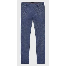 Men's blue slim fit chino pants