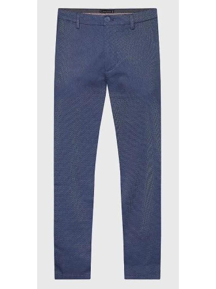 Men's blue slim fit chino pants