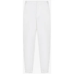 Men's white jogger pants