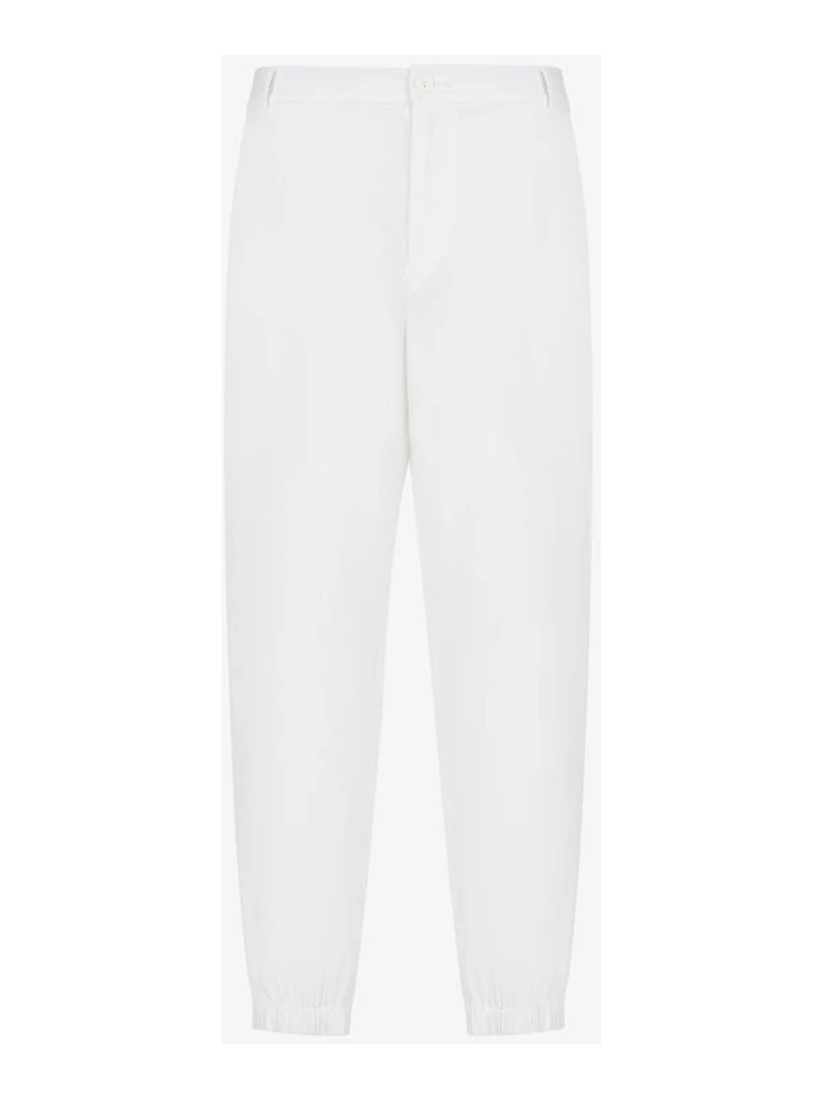 Men's white jogger pants
