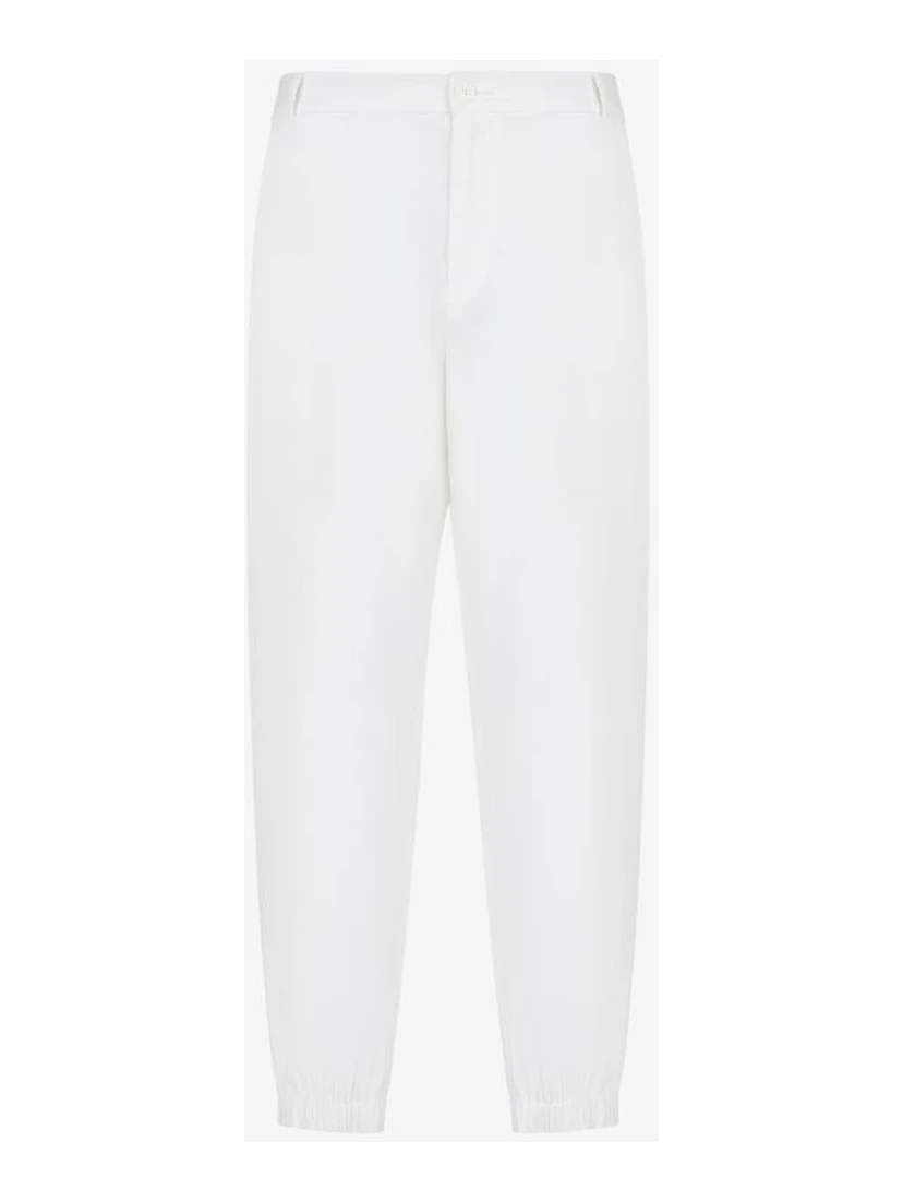 Men's white jogger pants