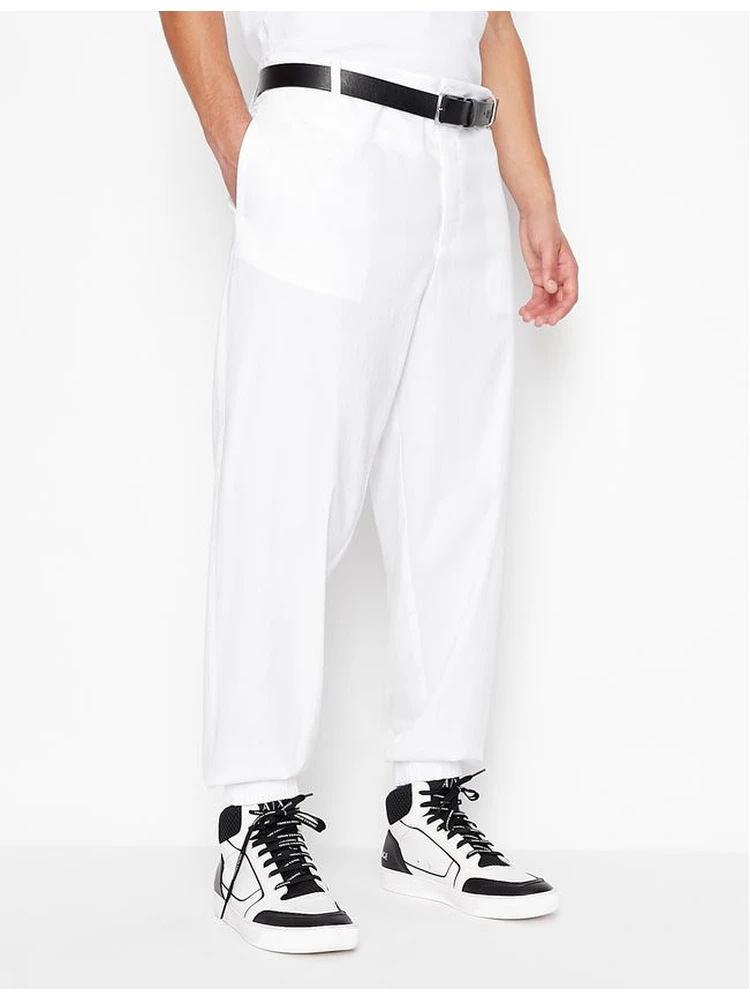 Men's white jogger pants alternative