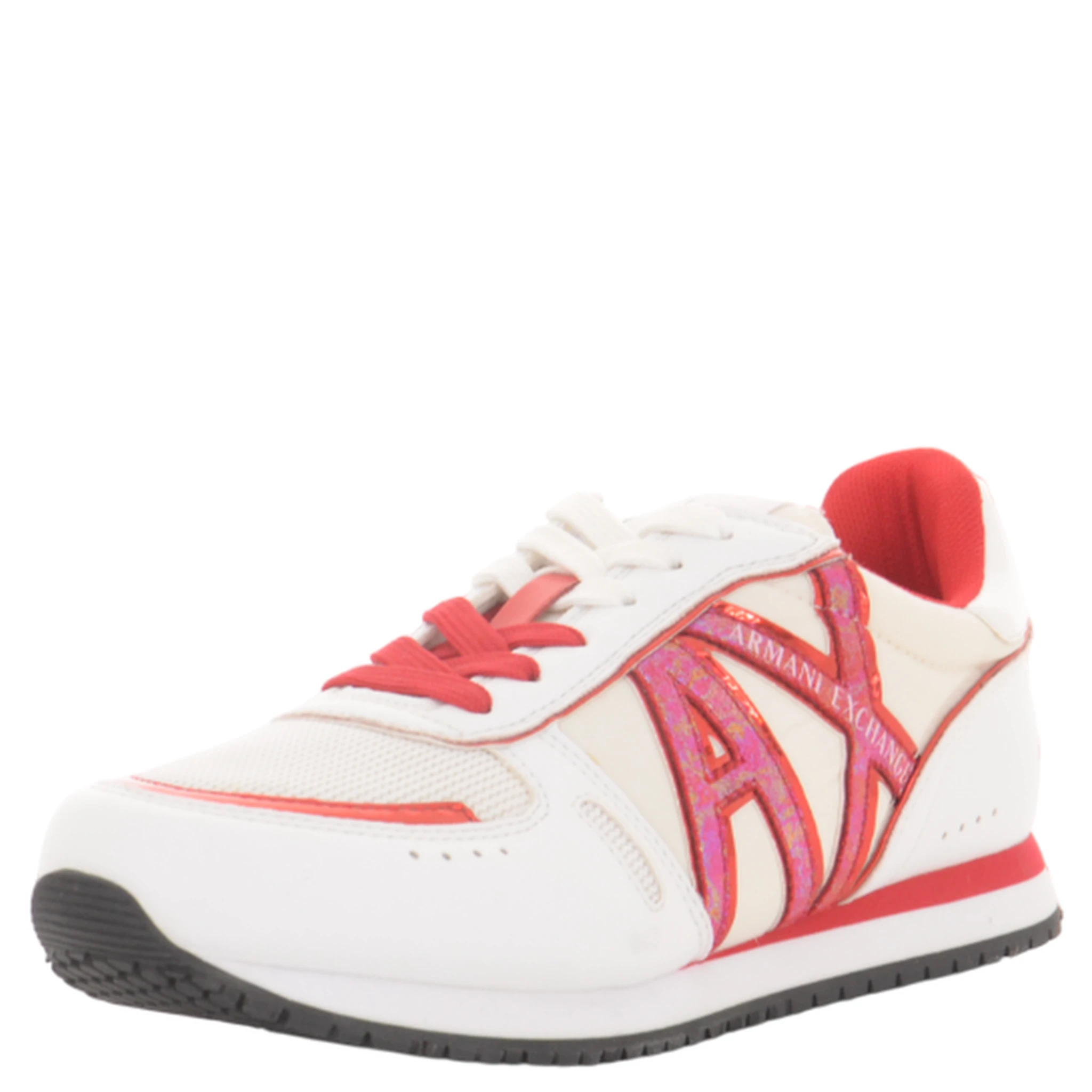 logo-patch lace-up sneakers