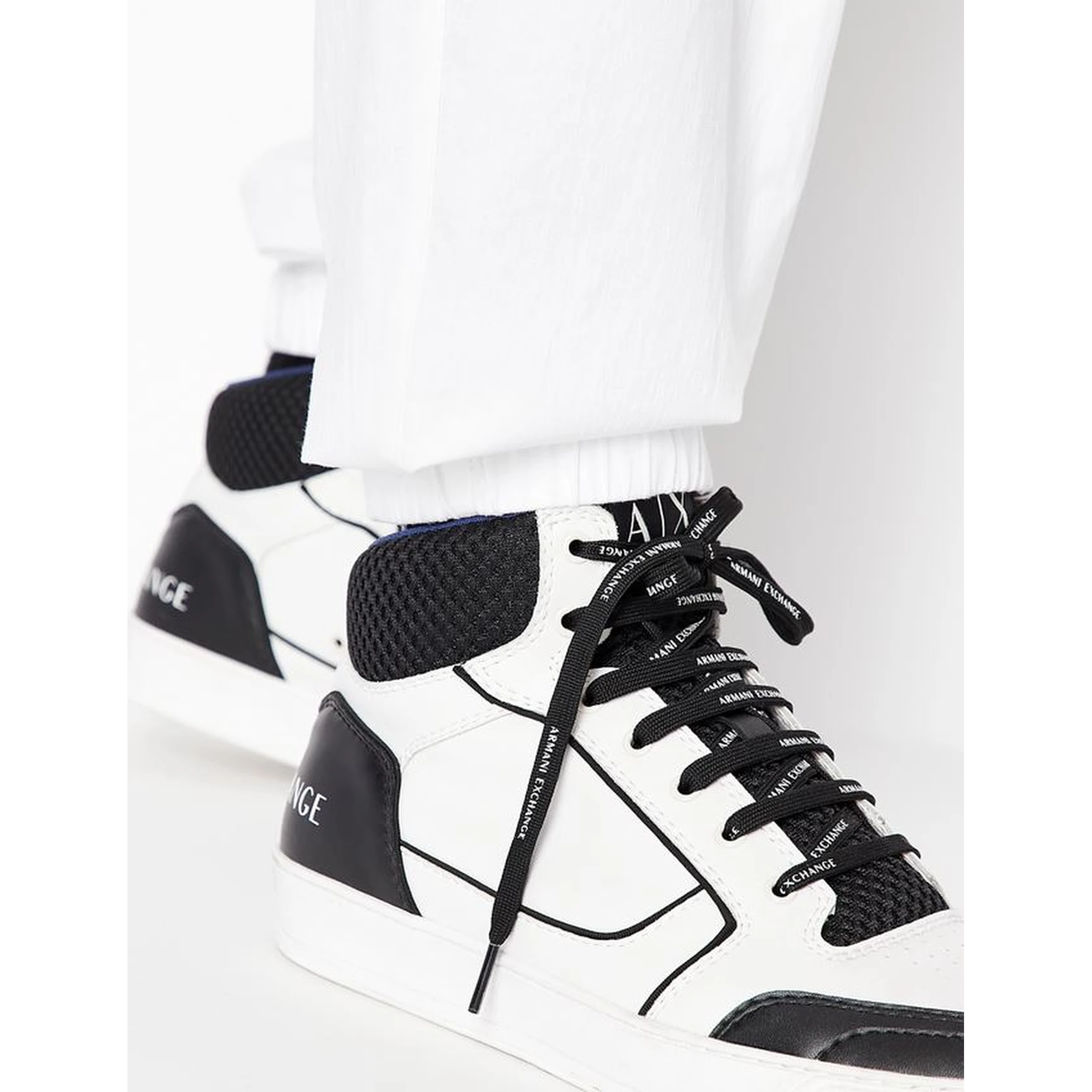 Men's white jogger pants