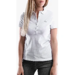 Women's Slim Fit Stretch Piqué Polo Shirt