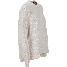 Women's White Sweaters Cream
