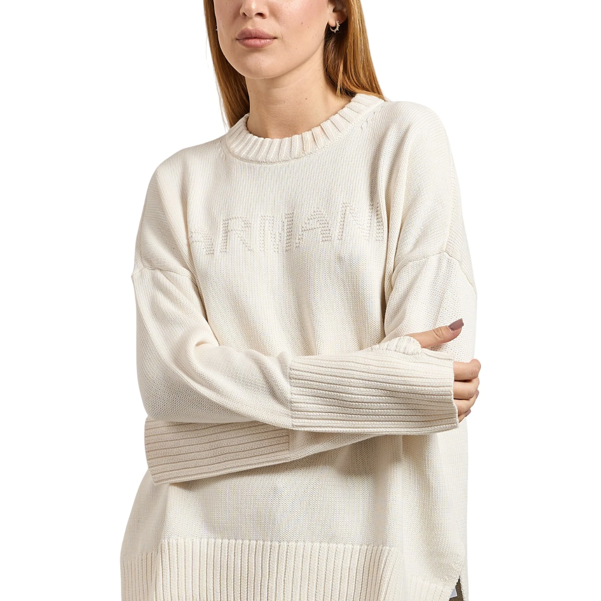 Women's White Sweaters Cream