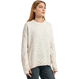 Women's White Sweaters Cream