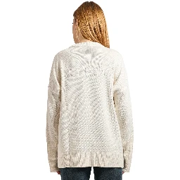 Women's White Sweaters Cream