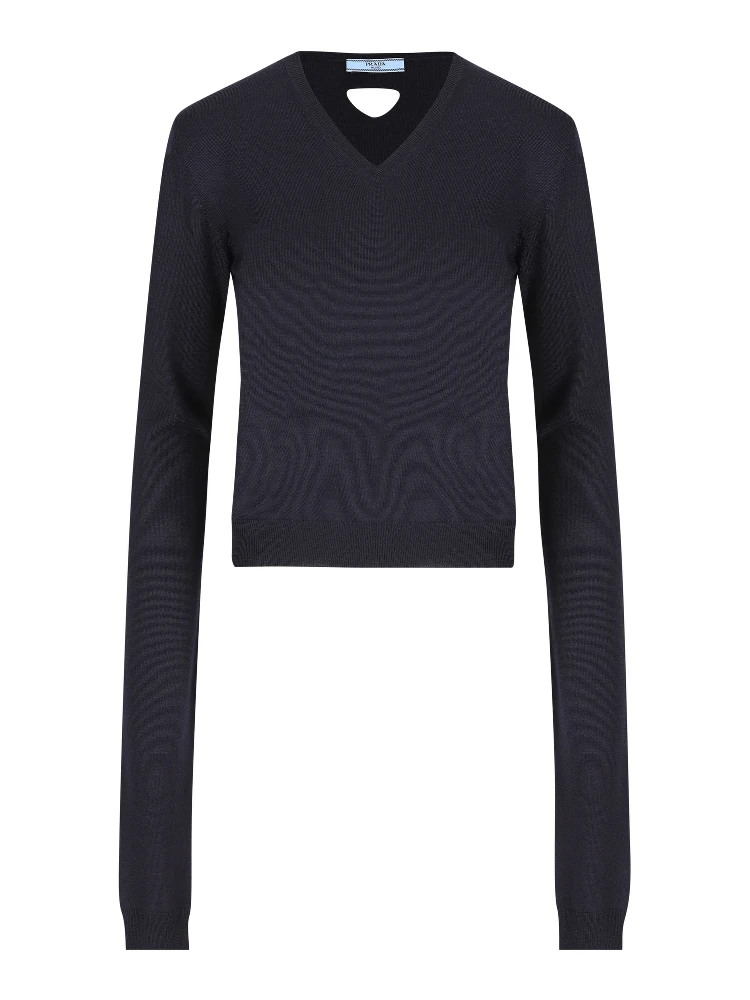 Prada Sweaters Blue