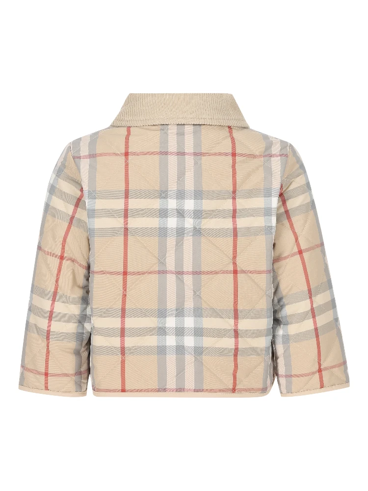 Checked quilted jacket alternative