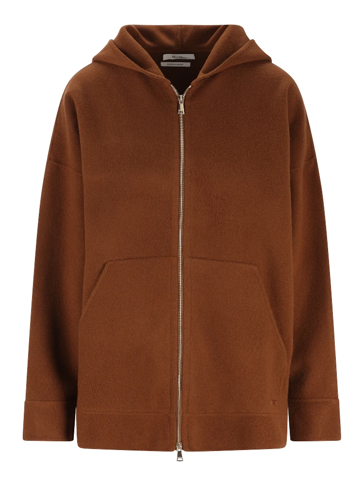 Max Mara Sweaters Leather Brown