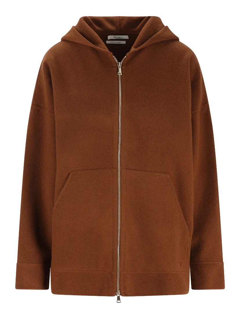 Max Mara Sweaters Leather Brown