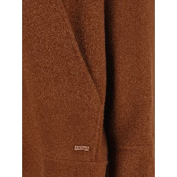 Max Mara Sweaters Leather Brown