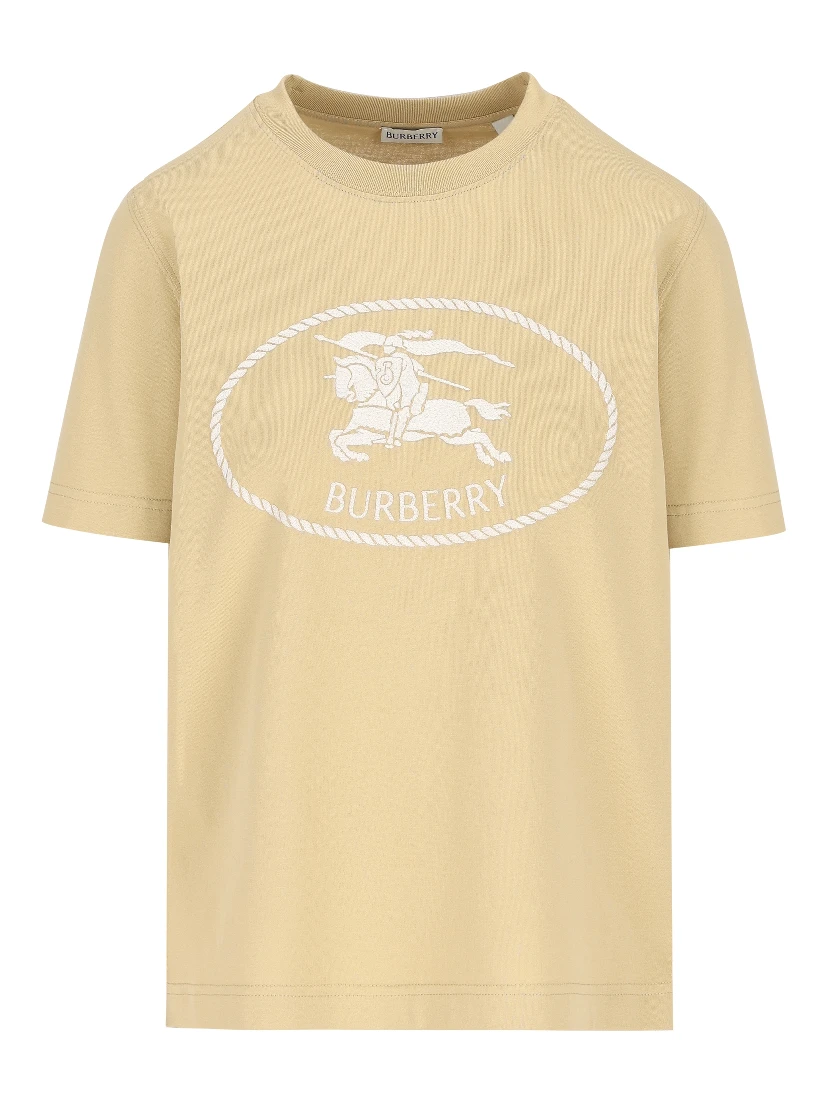 Knight-print cotton t-shirt