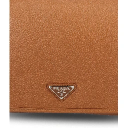 Hammered leather shoulder bag