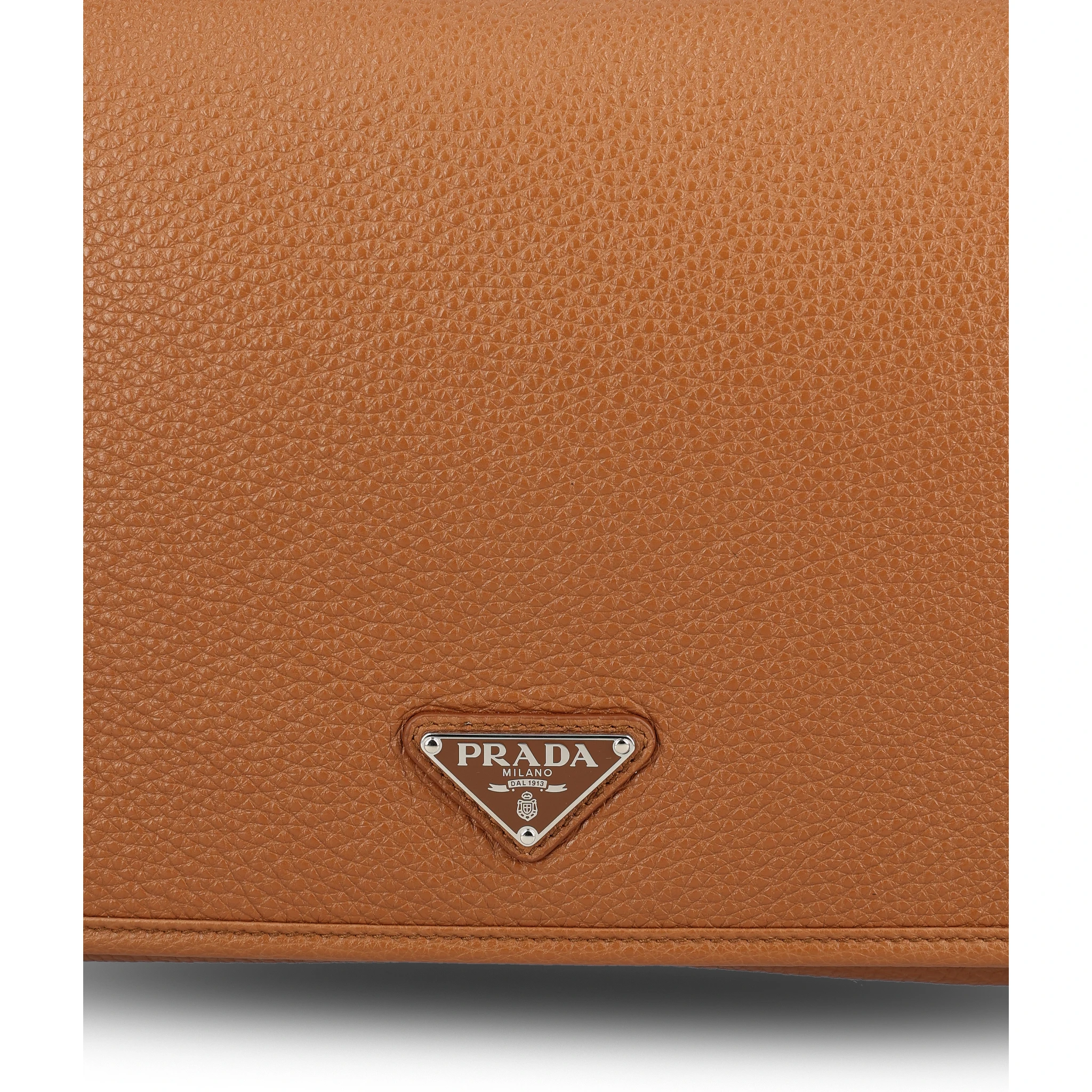 Hammered leather shoulder bag