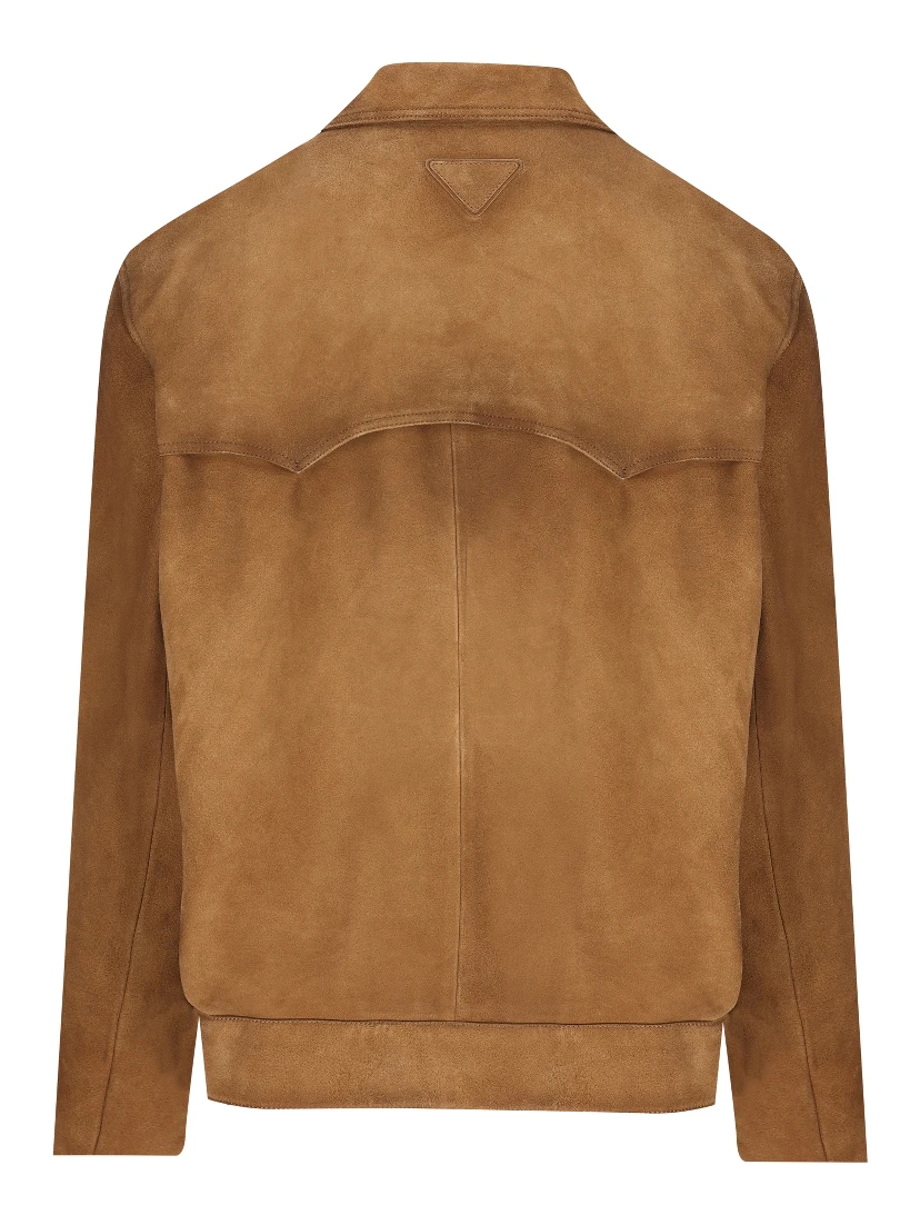 Suede blazer