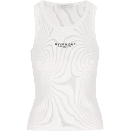 Ribbed logo top