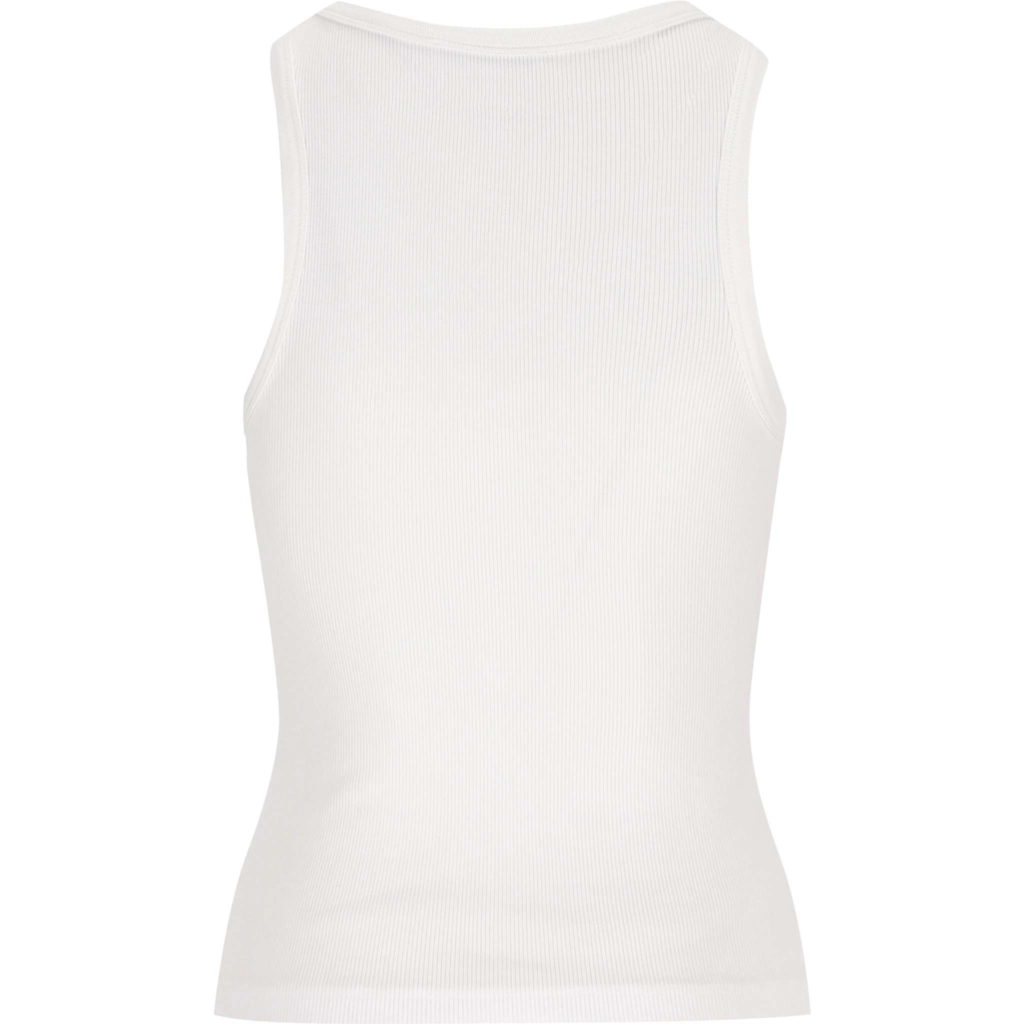 Ribbed logo top