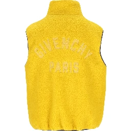 fleece zip-up gilet