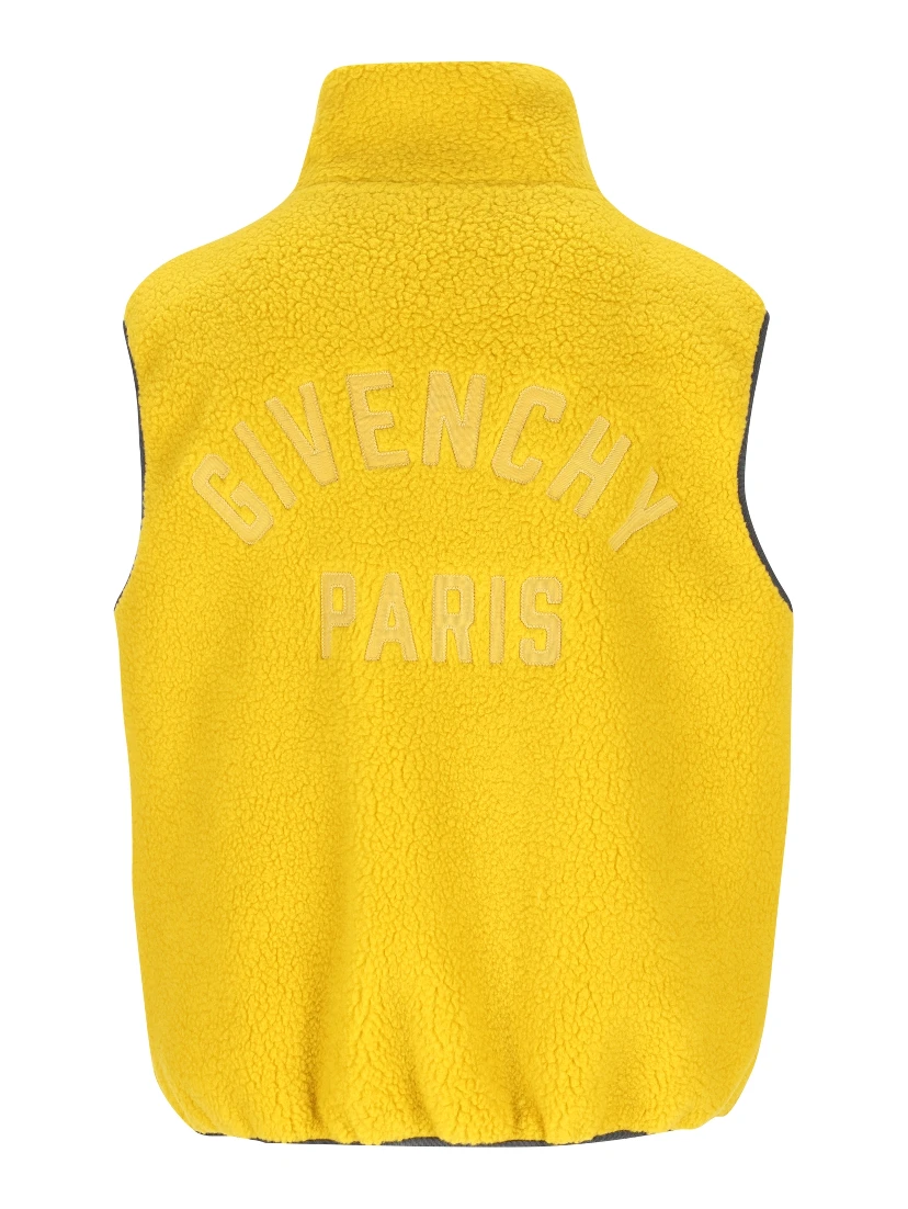 fleece zip-up gilet
