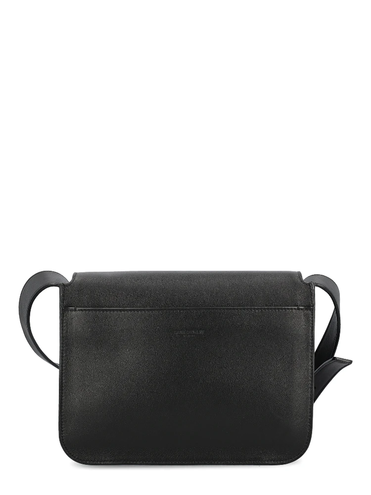 small satchel in smooth leather alternative