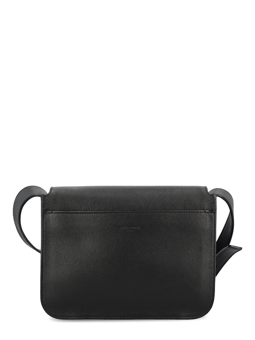 small satchel in smooth leather