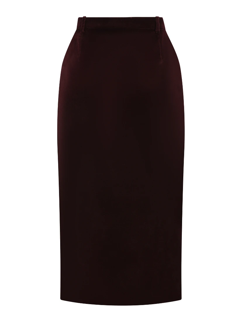 Pocket midi skirt