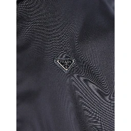 Drawstring-hood zip-up jacket