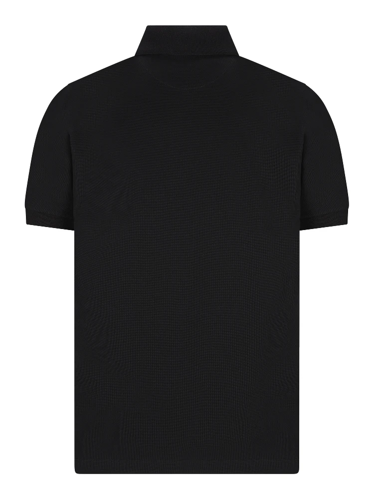 Embossed-logo piqué polo shirt alternative