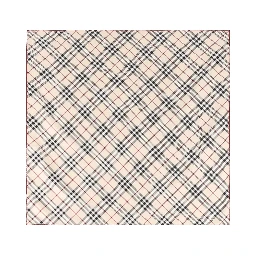 Check Silk Scarf