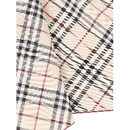 Check Silk Scarf