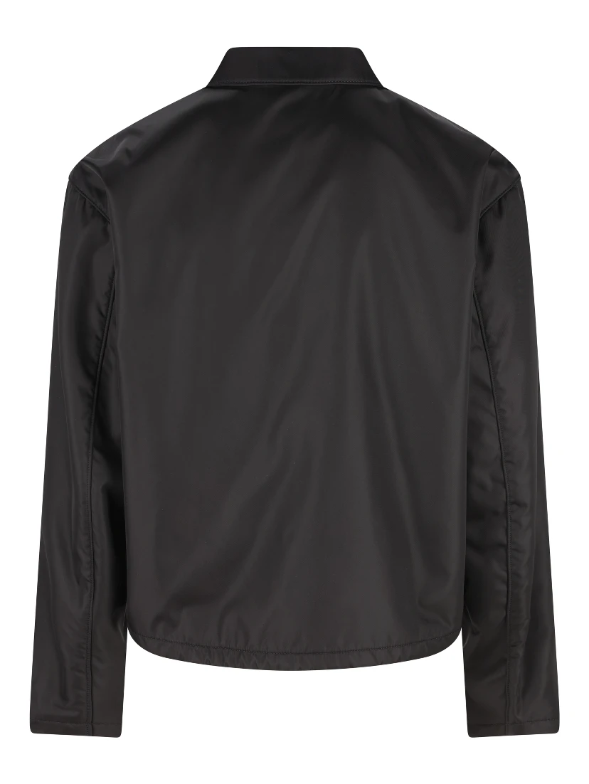 logo-plaque cropped jacket