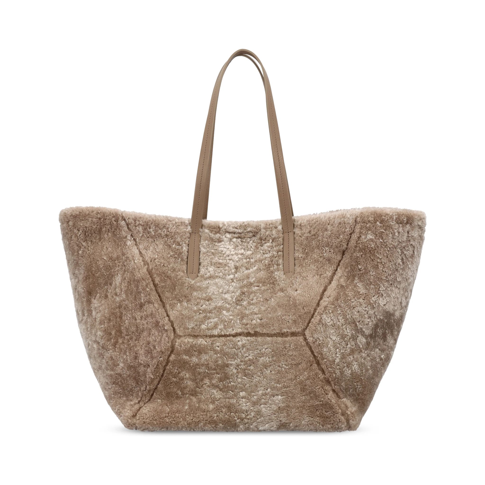 Duo suede tote bag