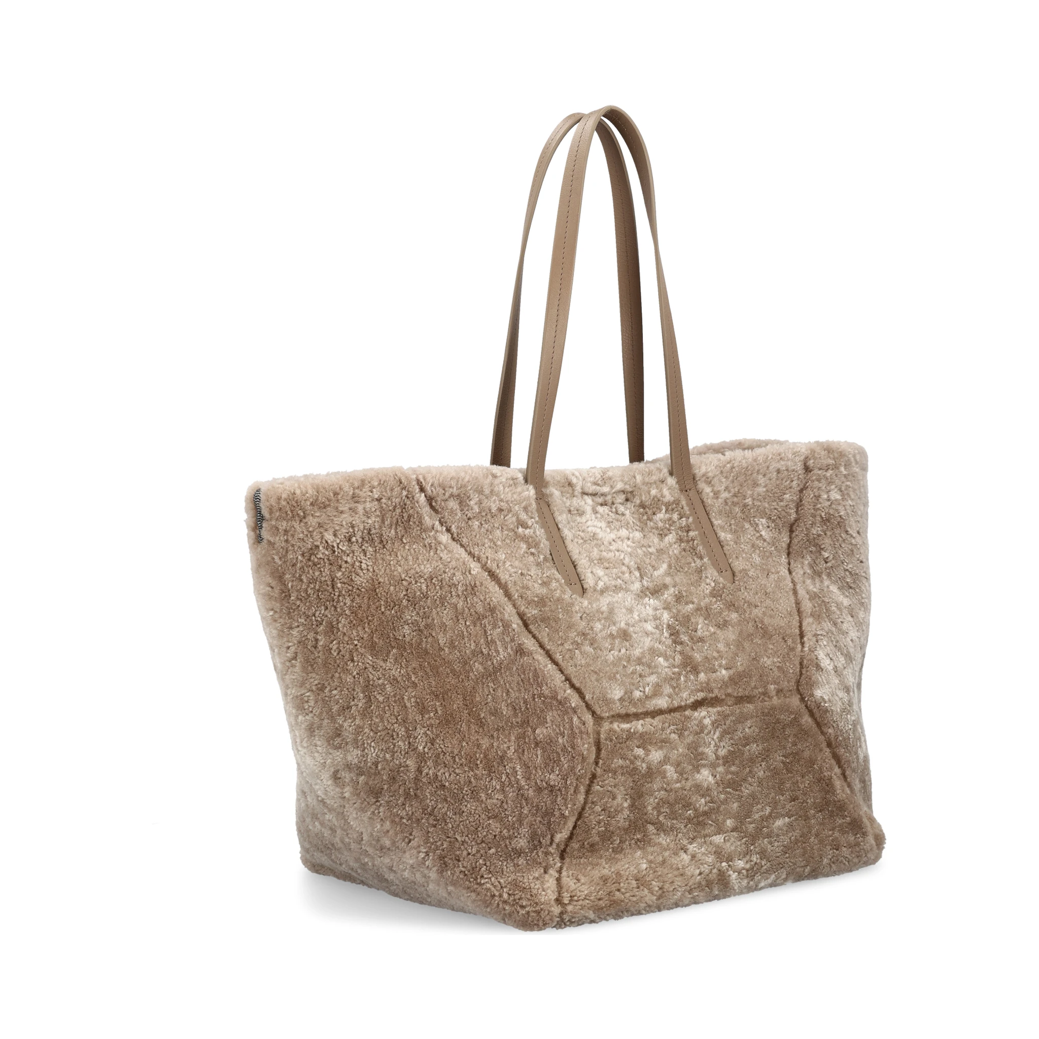 Duo suede tote bag