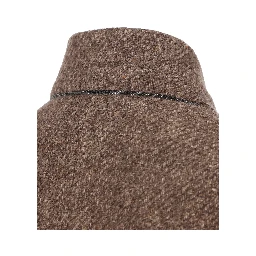 Wool-blend single-breasted Coat