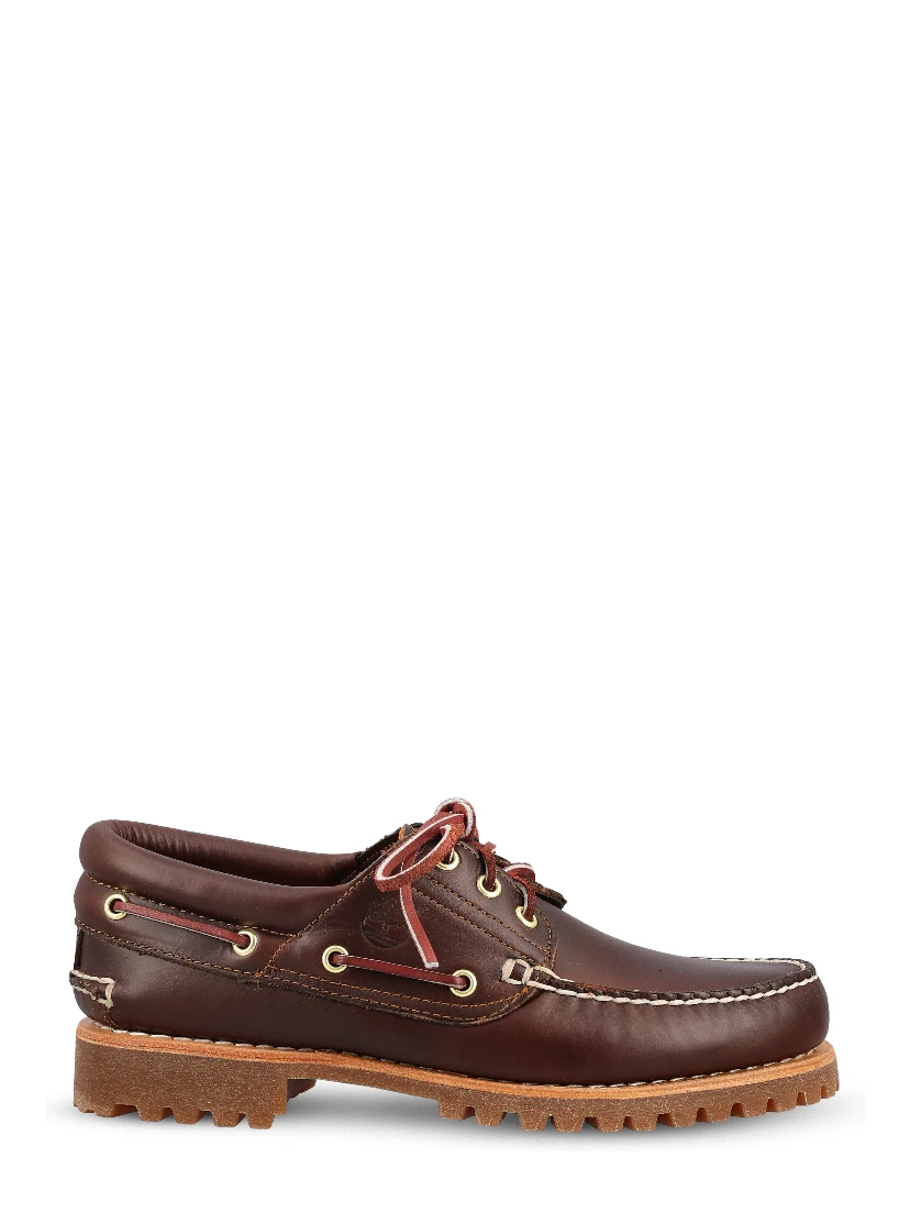 Chunky sole boat shoes