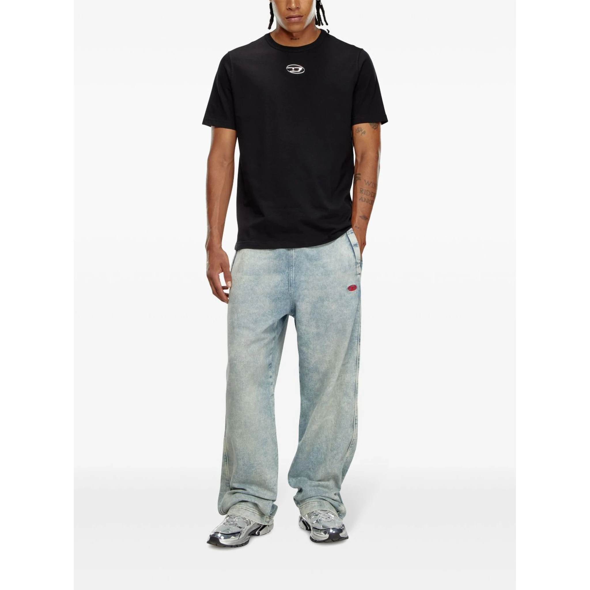 Diesel T-shirts and Polos Black