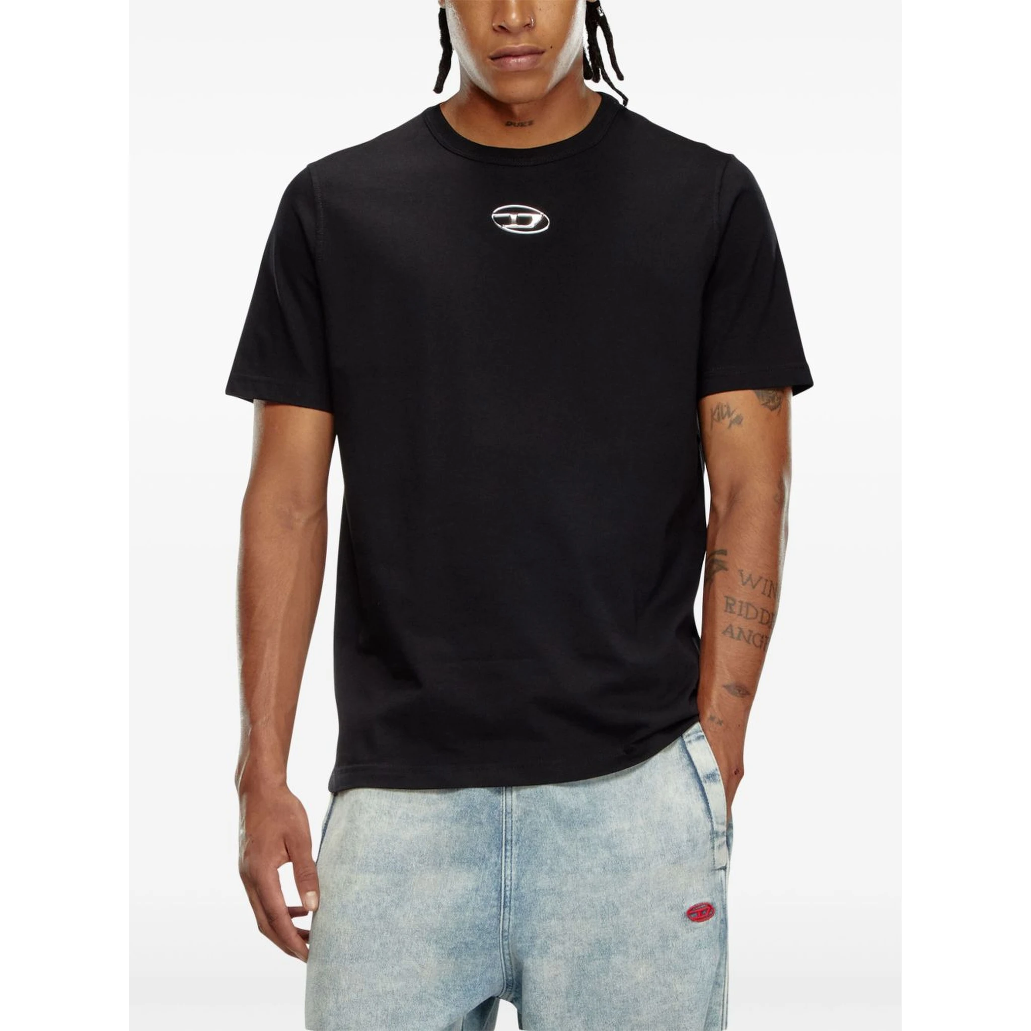 Diesel T-shirts and Polos Black