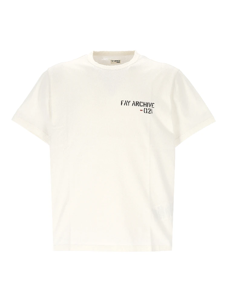 Fay T-shirts and Polos White