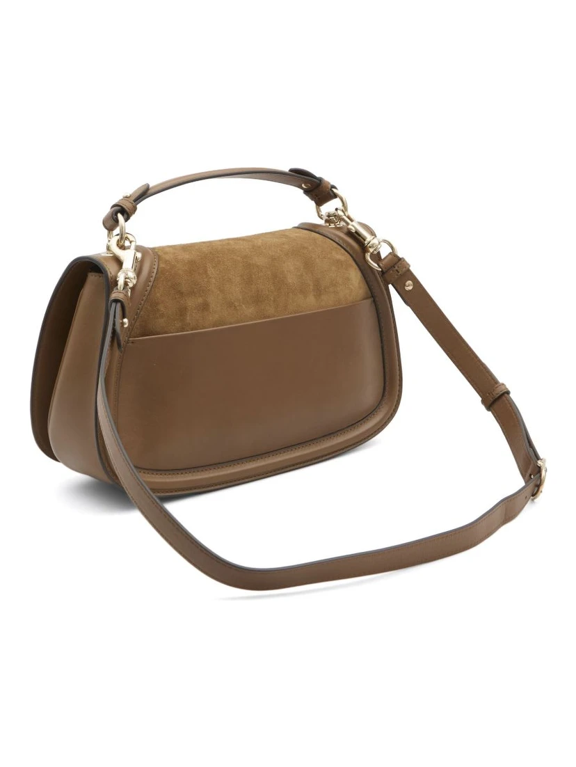 Blondie leather top handle shoulder bag