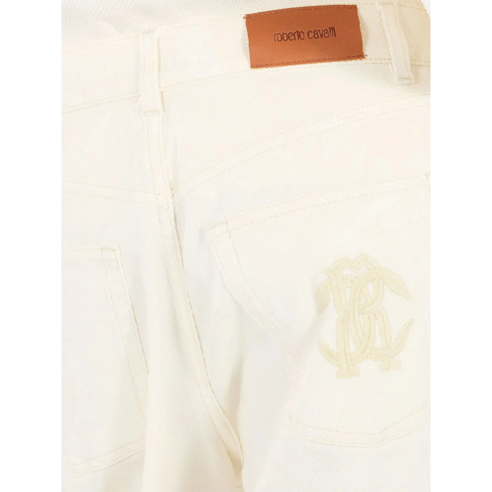 Roberto Cavalli Trousers White