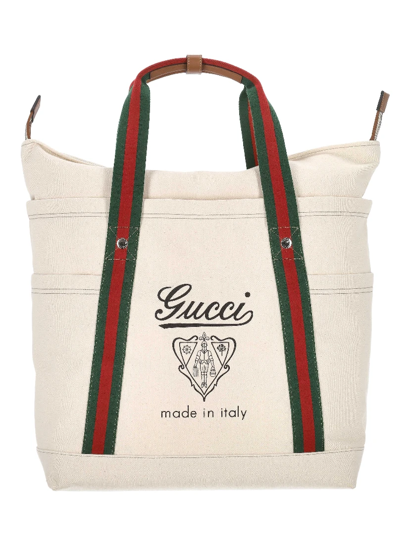 large printed canvas tote bag