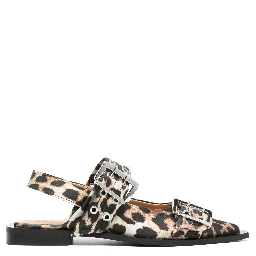 GANNI Flat shoes Brown