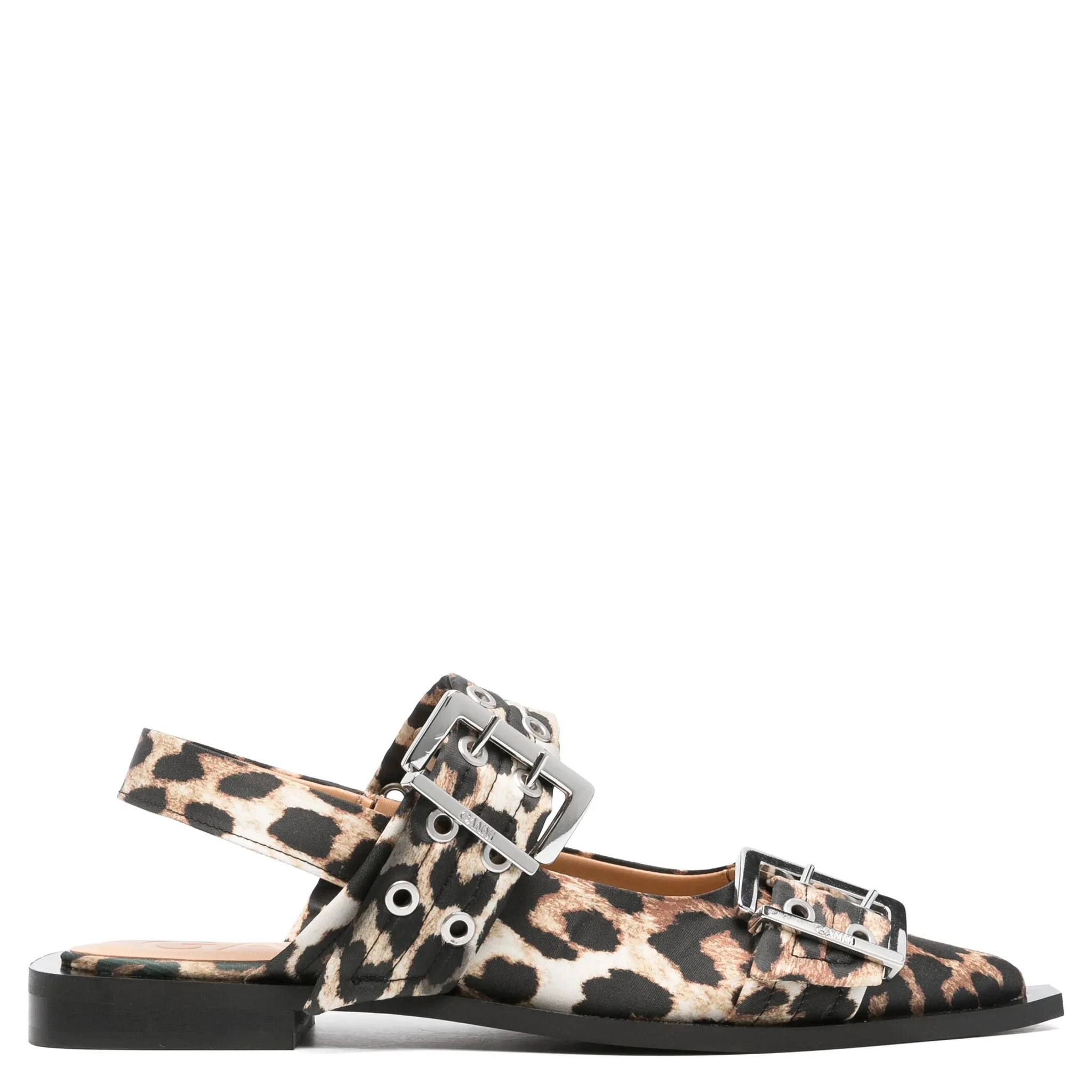 GANNI Flat shoes Brown
