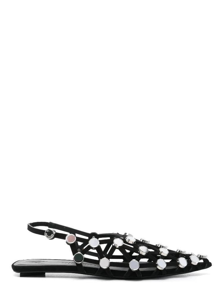 The Attico Flat shoes Black