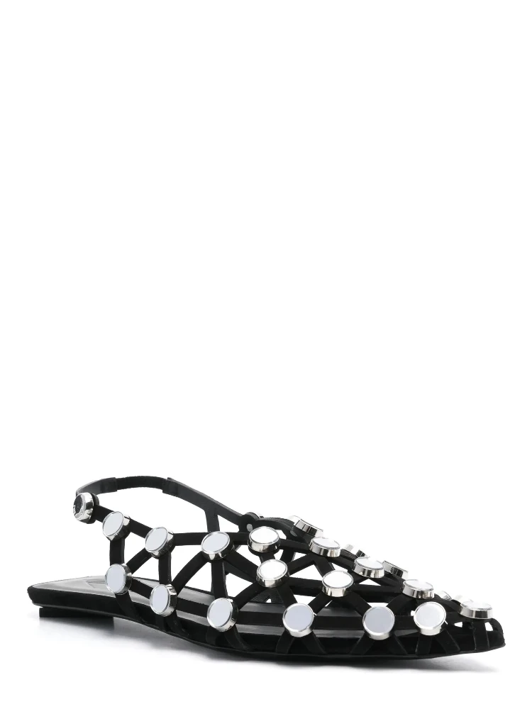The Attico Flat shoes Black alternative